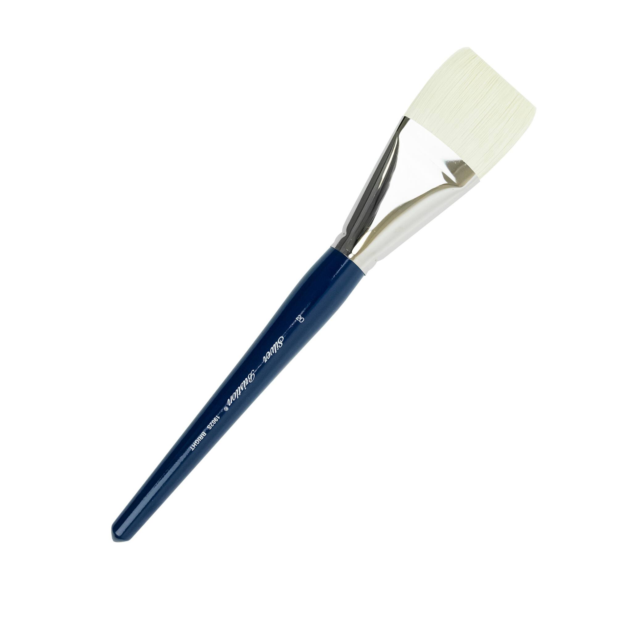 Silver Brush Bristlon® Size 20 Synthetic Short Handle Bright Paint Brush